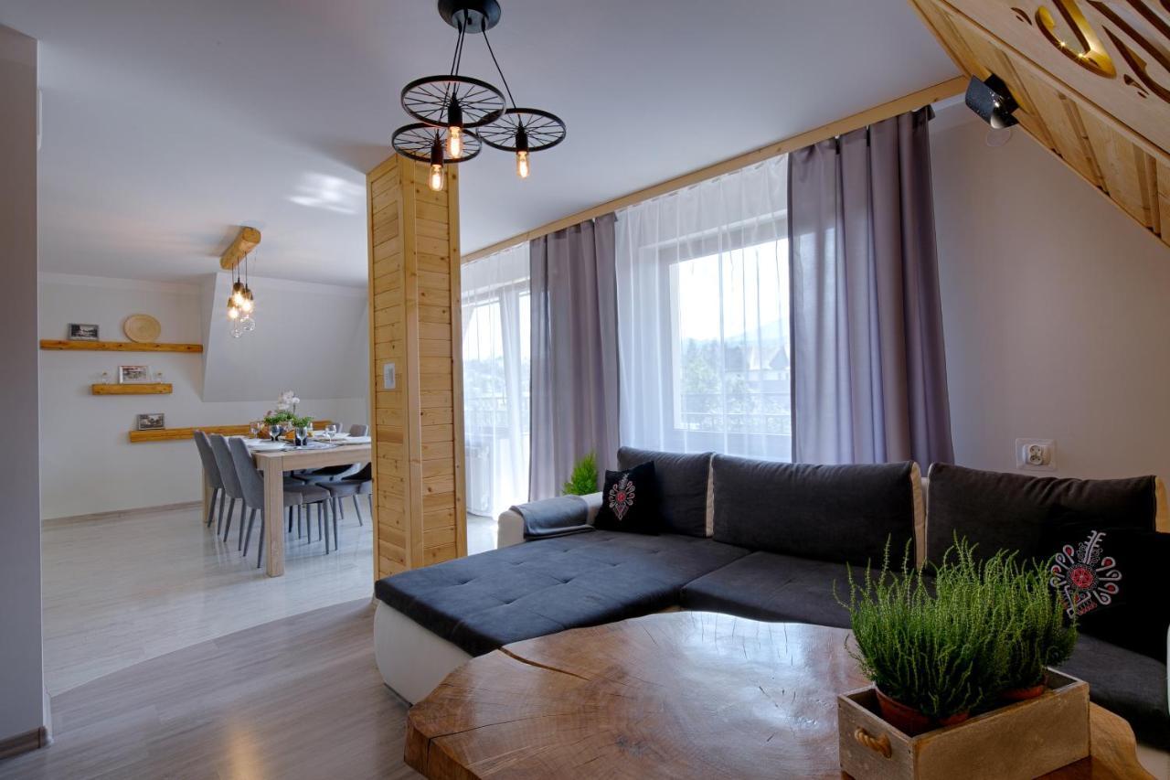 Apartament Goralska Ostoja Prywatne Wejscie Widok Na Tatry 자코파네 외부 사진
