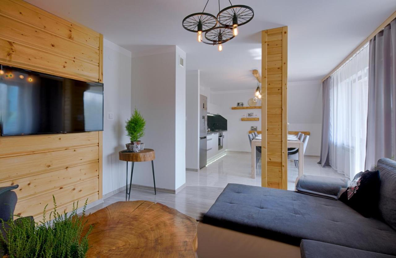 Apartament Goralska Ostoja Prywatne Wejscie Widok Na Tatry 자코파네 외부 사진