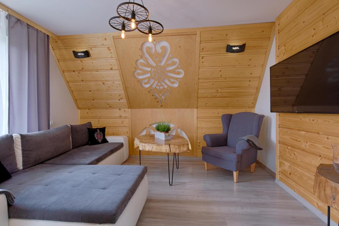 Apartament Goralska Ostoja Prywatne Wejscie Widok Na Tatry 자코파네 외부 사진