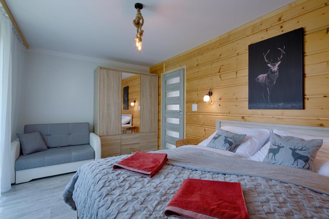 Apartament Goralska Ostoja Prywatne Wejscie Widok Na Tatry 자코파네 외부 사진